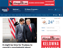 Tablet Screenshot of globalnews.ca